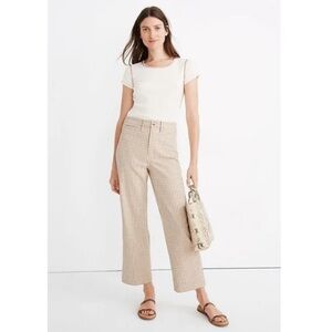 Madewell Slim Emmet Wide Leg Crop